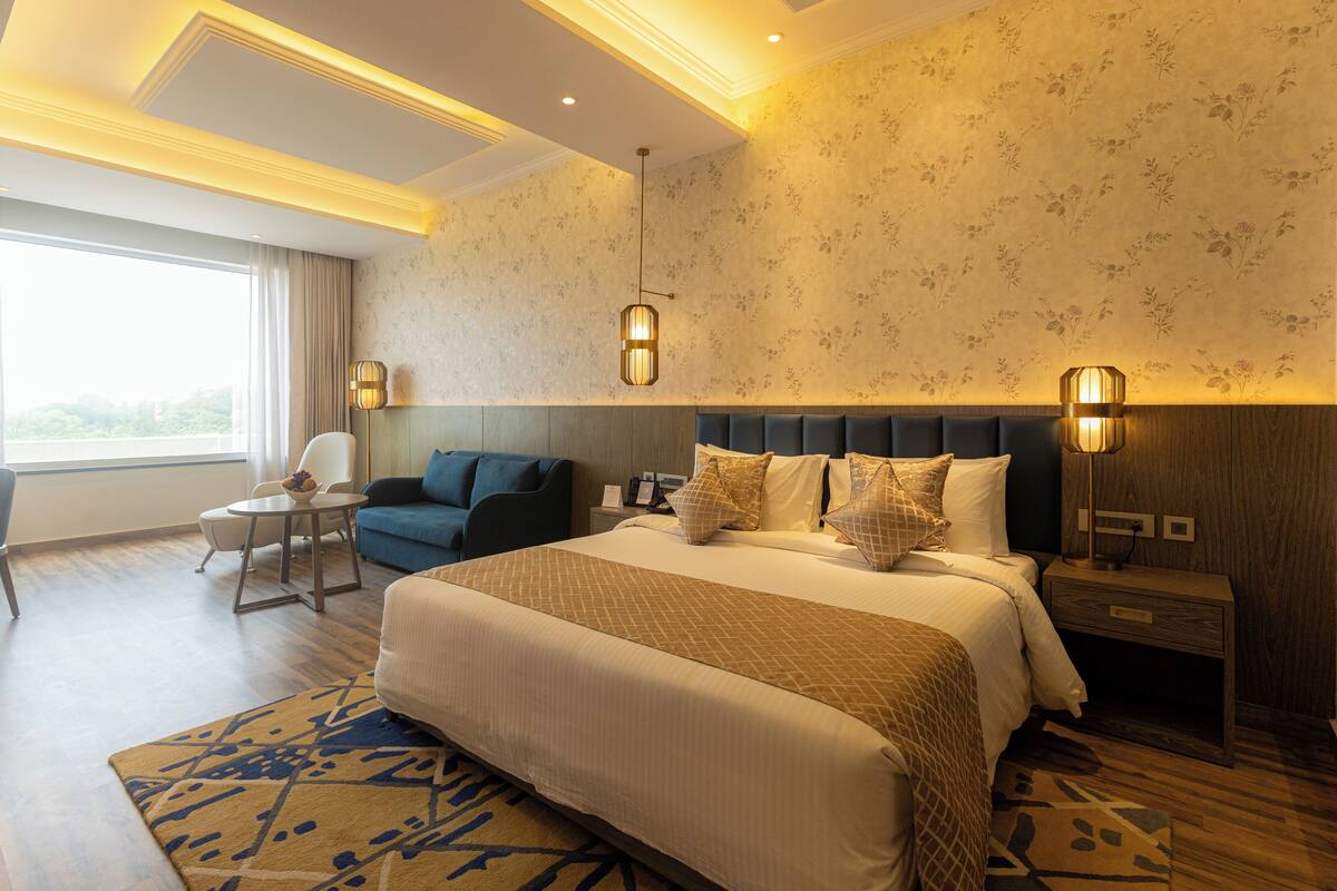 Club Room (Fortune Club Room) | Cadar kapas Mesir, peralatan tempat tidur premium, bar mini