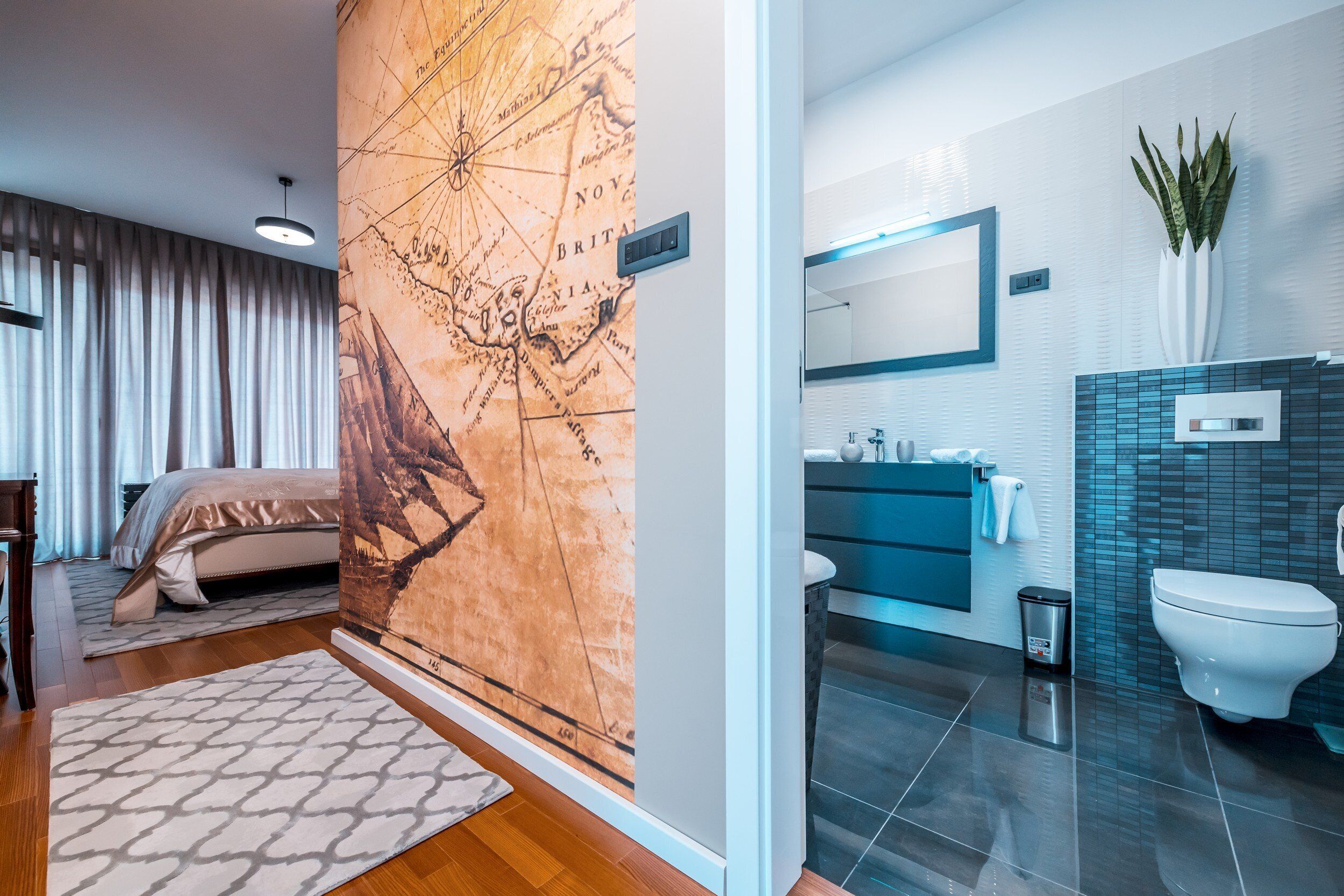 Badezimmer | Dusche, Handtücher