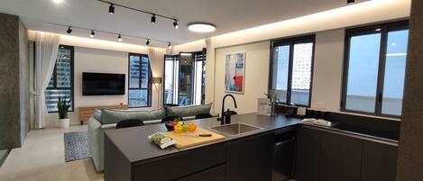 3BR Apartment (Dishon 3) | Living area