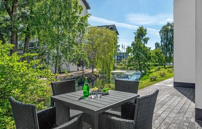 赫爾辛格一臥室美麗公寓，附Wifi