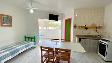 Apartment | Private kitchen | Fridge, microwave, oven, cookware/dishes/utensils