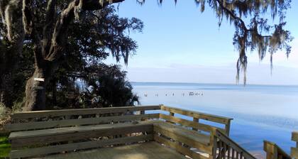 Secluded Waterfront property on Perdido Bay with a dock and private beach