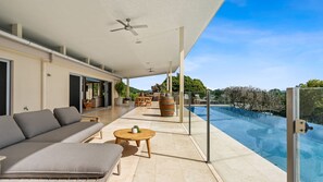 Una piscina climatizada