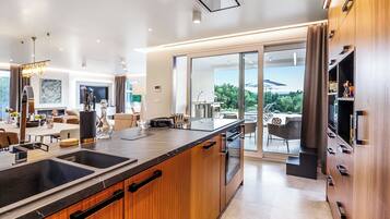 Family Villa, 4 Bedrooms, Balcony (Luxury Villa Sonia With Wellness &) | Private kitchen