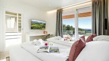 Family Villa, Multiple Bedrooms (Luxury Villa Sonia With Wellness &) | 4 bedrooms, laptop workspace, iron/ironing board, free WiFi