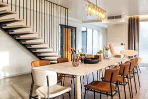 Family Villa, 4 Bedrooms (Luxury Villa Sonia With Wellness &) | Dining room