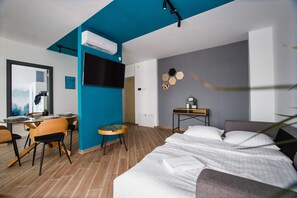 1 Schlafzimmer, Schreibtisch, Bügeleisen/Bügelbrett, WLAN