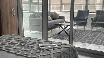 Sábanas de algodón egipcio, ropa de cama de alta calidad y minibar