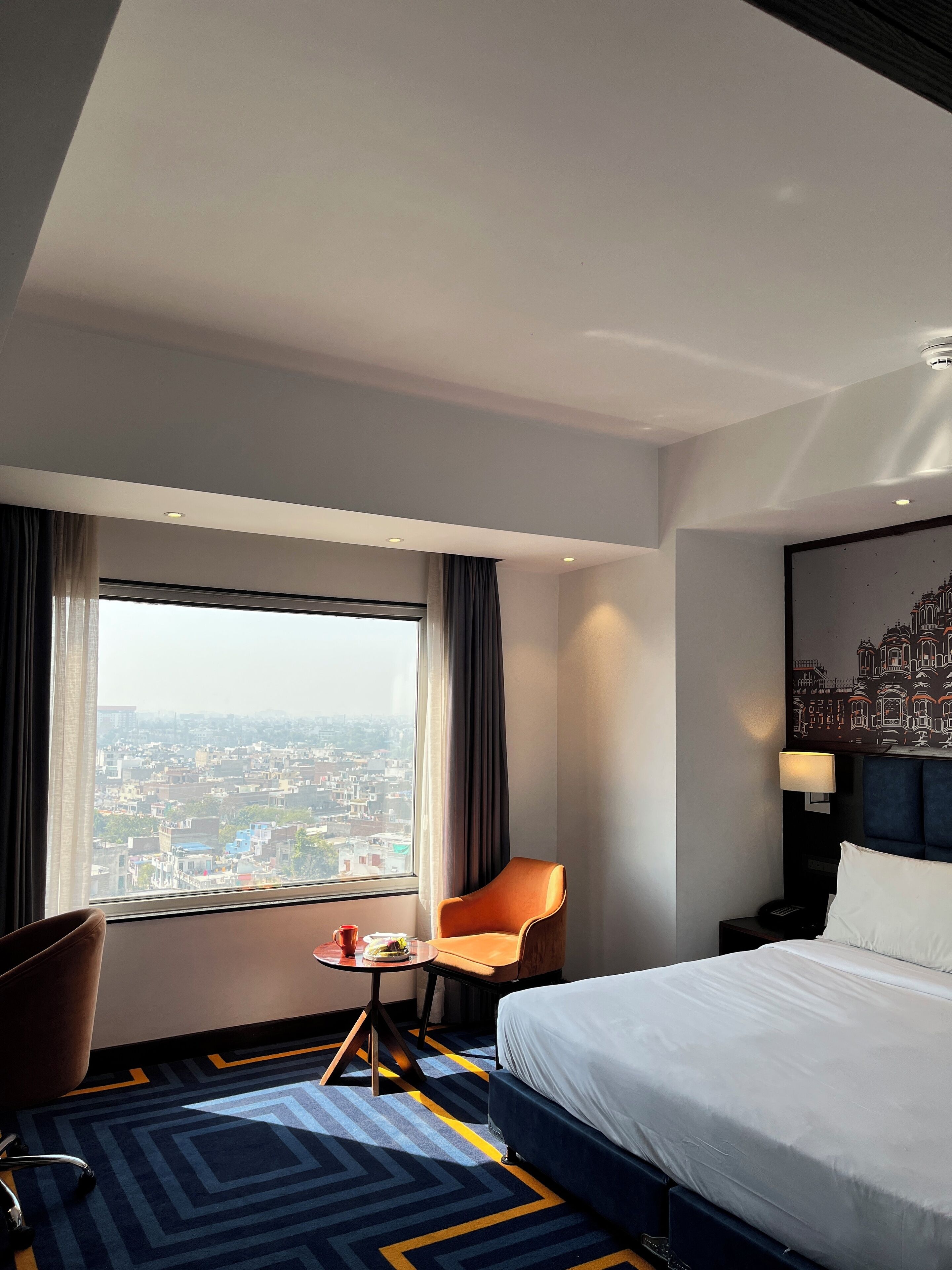 Chambre Standard, 1 très grand lit (High Floor) | Draps en coton égyptien, literie de qualité supérieure
