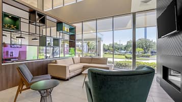 Sala de estar en el lobby