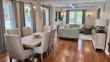 TV connectée, cheminée