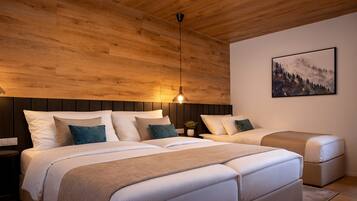Family Apartment, 2 Bedrooms, Mountainside | Premium bedding, Select Comfort beds, in-room safe