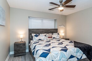 2 bedrooms, iron/ironing board, free WiFi, bed sheets