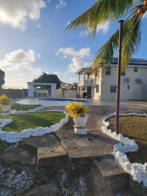 Property grounds - Hillside view and a pool (Bridgetown)