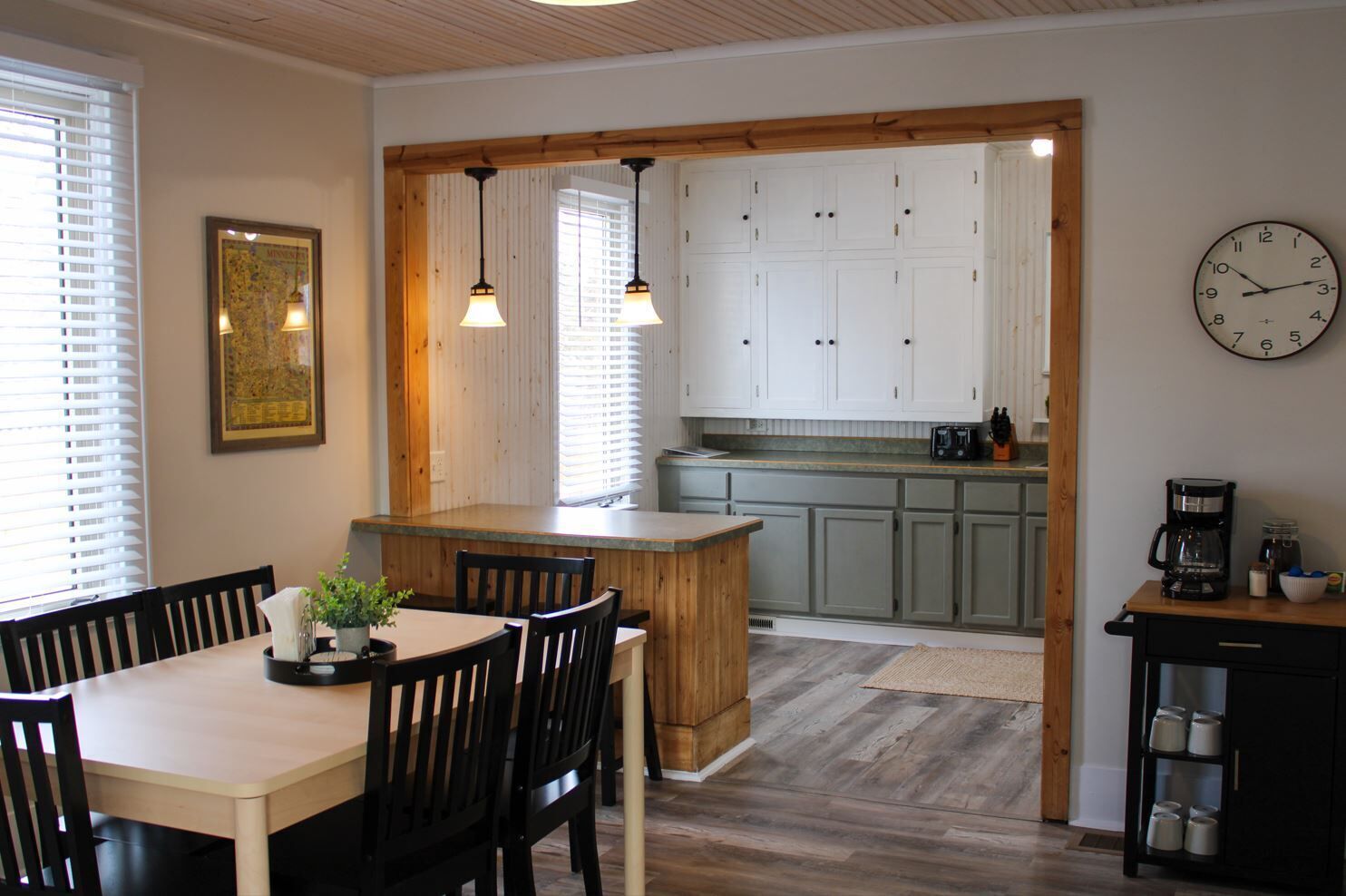 Home with sauna, backyard, and walkable to popular places in town!