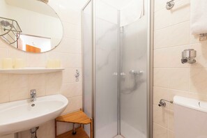 Shower, hair dryer
