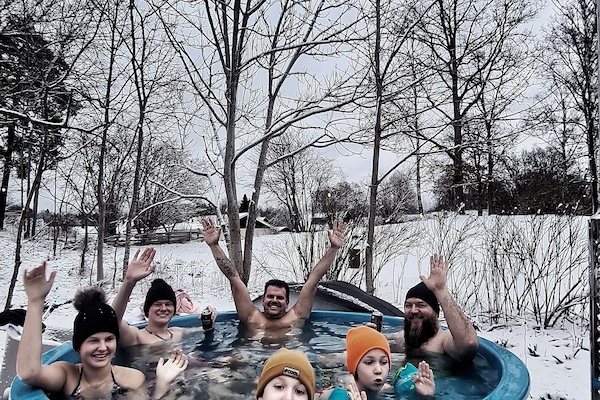 Bañera de hidromasaje exterior