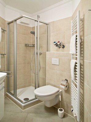 Shower, hair dryer - Vacation apartment "Kossmann 2" up to 3 persons (non-smokers) (Niendorf/Ostsee)