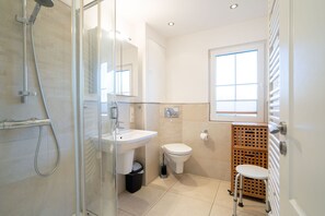 Shower, hair dryer