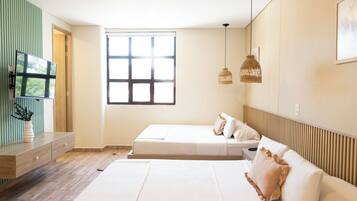 Deluxe-Doppelzimmer | Hochwertige Bettwaren, Daunenbettdecken, Pillowtop-Betten, Minibar