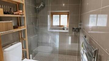 Shower, hair dryer