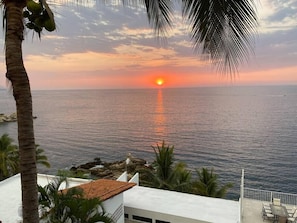 Enjoy breathtaking ocean views from the balcony of this seaside retreat.