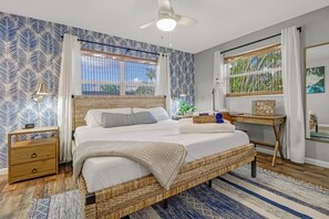 3 slaapkamers, een bureau, een strijkplank/strijkijzer, gratis wifi