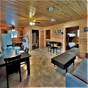 Interior - Lakeside Cabin with Shared Hot Tub and Sauna! (Nestor Falls)