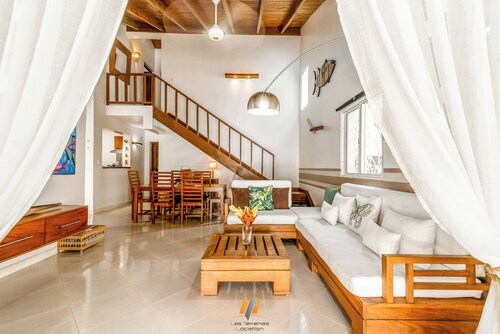 Holiday Villa - 3 Bedrooms A/C -2 Bathrooms-Private Pool-Garden-300M POPY Beach