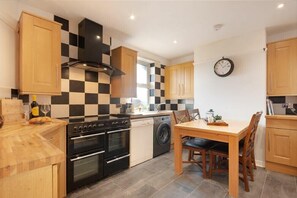 Fridge, dishwasher, cookware/dishes/utensils - Church View (Bamburgh)