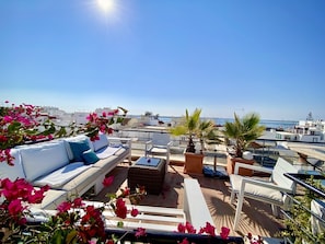 Habitación doble exclusiva | Terraza o patio