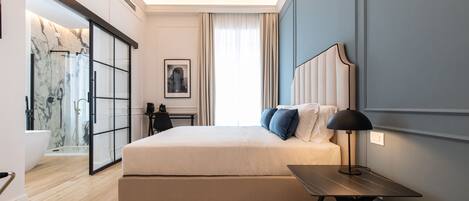 Junior Double Room | Down comforters, memory foam beds, minibar, in-room safe