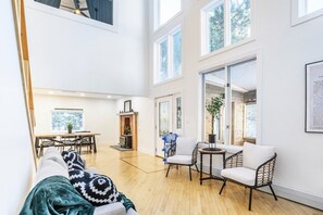 TV, video games, DVD player, ping pong