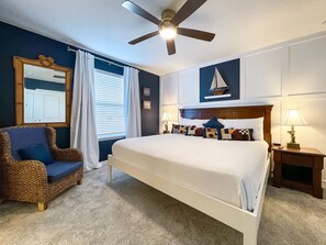 8 bedrooms, desk, iron/ironing board, travel cot