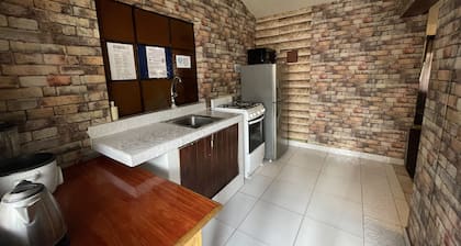 Cabaña con piscina , los cedros