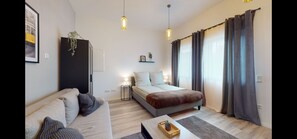 1 bedroom, iron/ironing board, travel crib, free WiFi