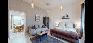 1 bedroom, iron/ironing board, travel cot, free WiFi