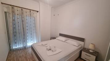 2 makuuhuonetta, vuodevaatteet