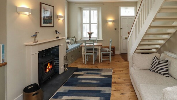Cottage | Living area | Fireplace, DVD player - Strandline (Alnwick)