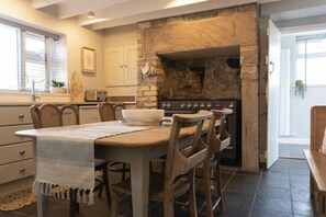 Fridge, dishwasher, cookware/dishes/utensils - Creel Cottage, Craster (Alnwick)