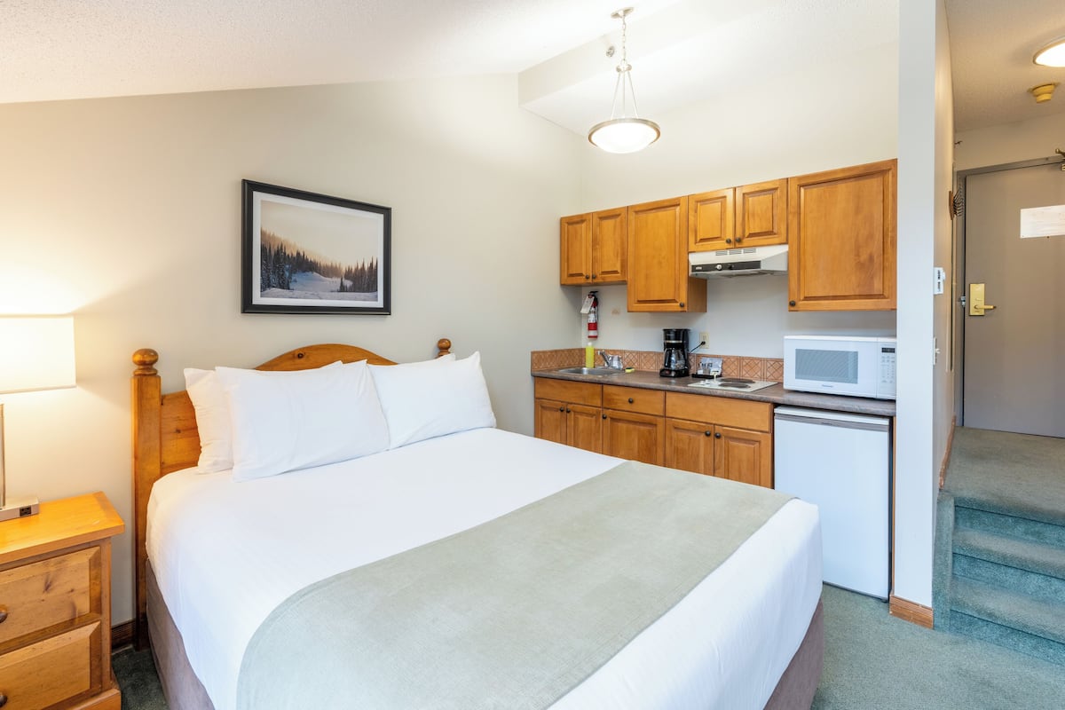 Comfort Studio | Hypo-allergenic bedding, blackout drapes, iron/ironing board, free WiFi