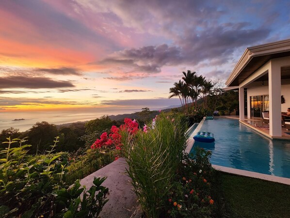 Outdoor pool - Best Ocean Views in Costa Ballena! Tropical Luxury Home on Mountain Near Beaches (Uvita)