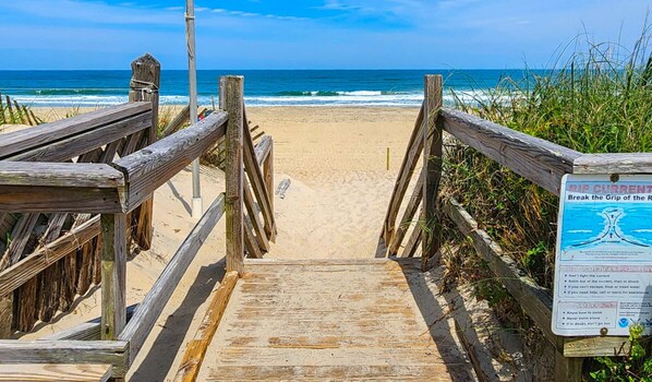 Vue sur la plage/l’océan