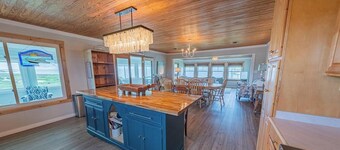 Soundfront OBX Home with Private Dock, Deep Water Access & Stunning Sunset Views