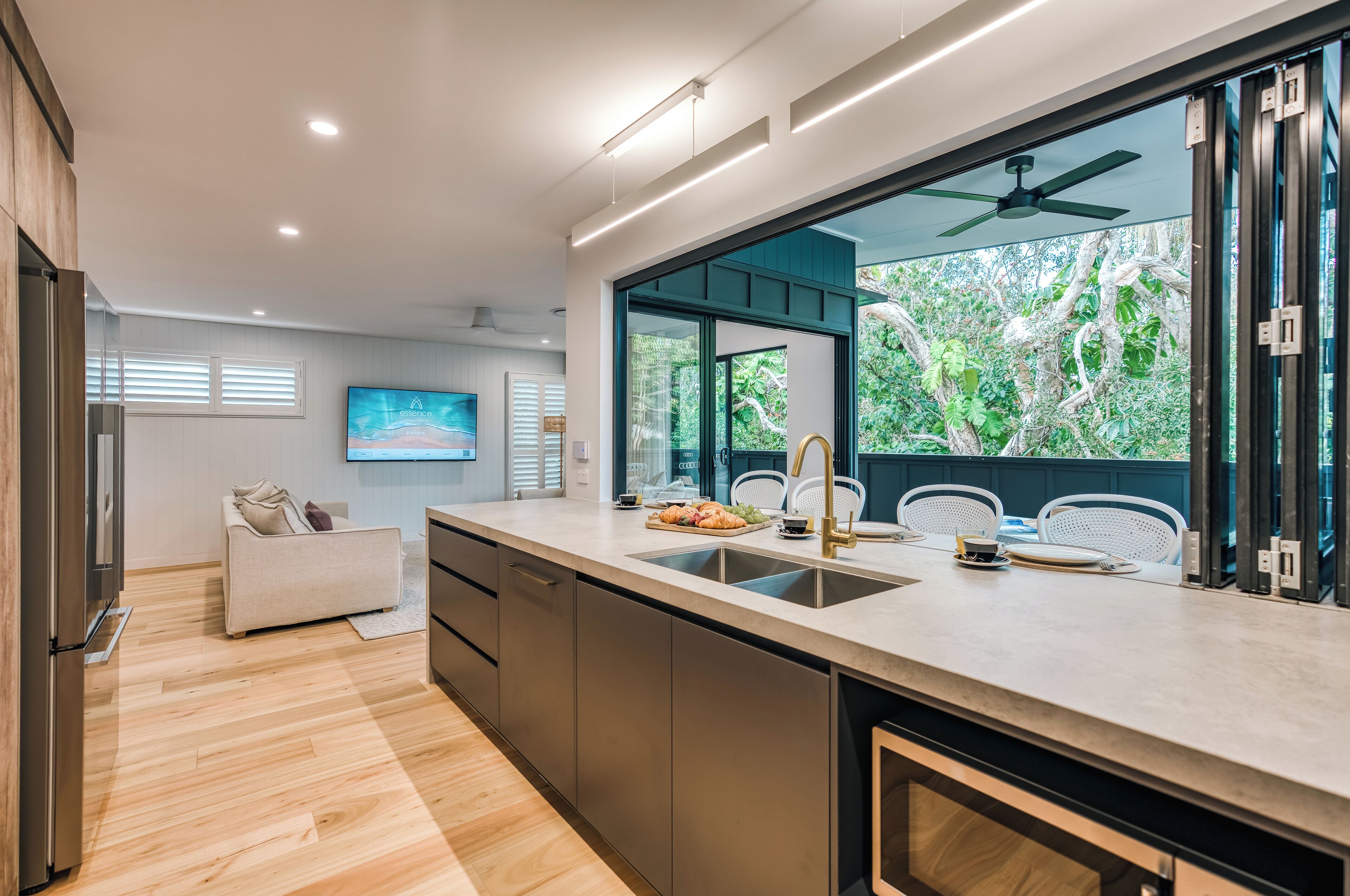 Four Bedroom Wallum Luxury Home | Private kitchen | Espresso maker, coffee/tea maker, electric kettle