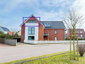 Exterior - Holiday Apartment "Neehuus 5" with Balcony & Wi-Fi (Borkum)