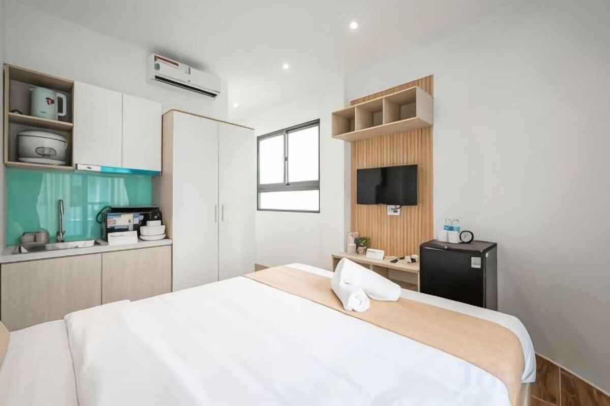 1 dormitorio, ropa de cama de alta calidad, wifi gratis y ropa de cama