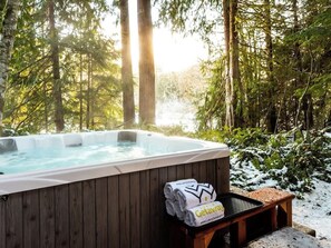 Baignoire à remous extérieure