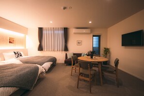 Premium Twin Room | Premium bedding, down duvets, individually decorated - NAGI Hiroshima Hotel&Lounge (Hiroshima)