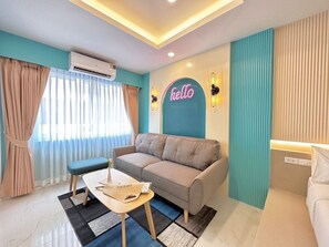 Habitación doble familiar, 1 habitación | Wifi gratis y ropa de cama